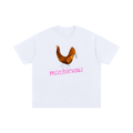 Mischievous Chicken Unisex Oversized Cotton T-Shirt