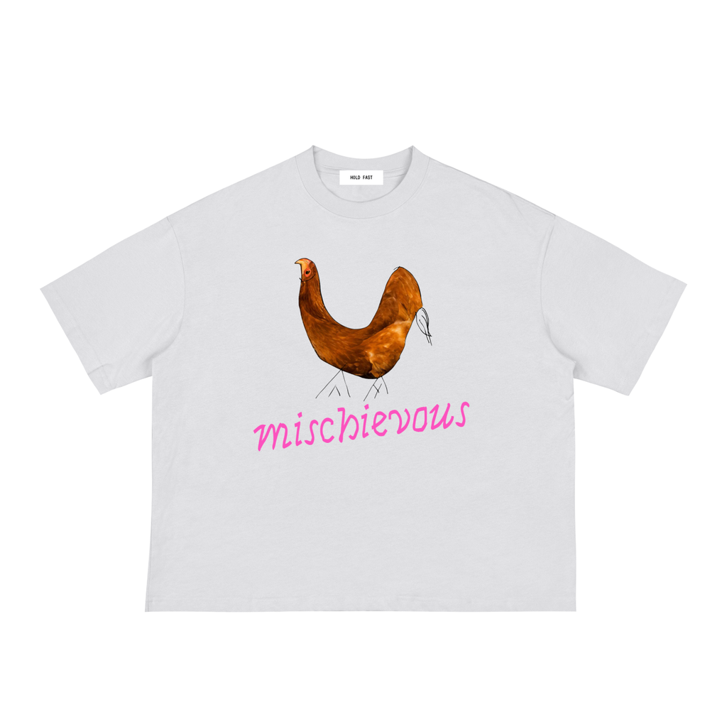 Mischievous Chicken Classic Loose Boxy Tee